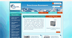 Desktop Screenshot of froid-loisirs-equipements.com